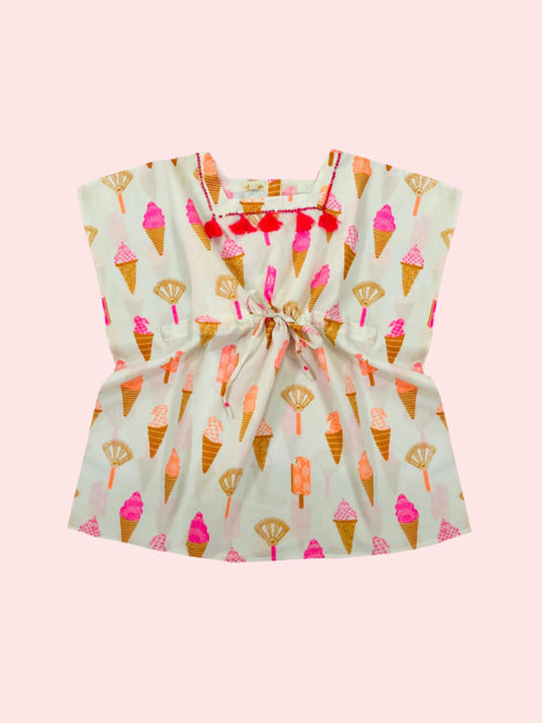 Kaftan Vacay Dress Icecream